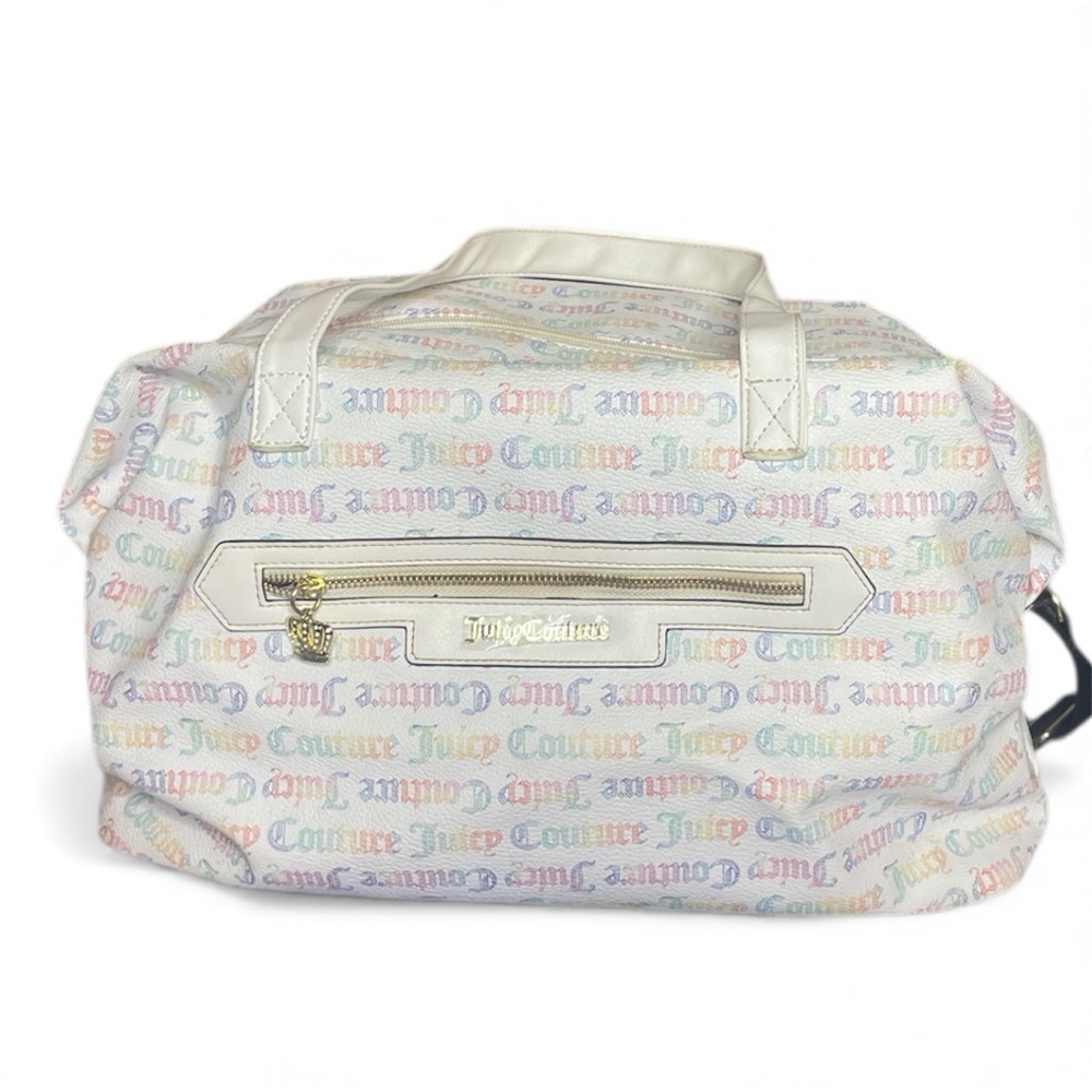 Juicy Couture Multicolor Logo Travel Bag